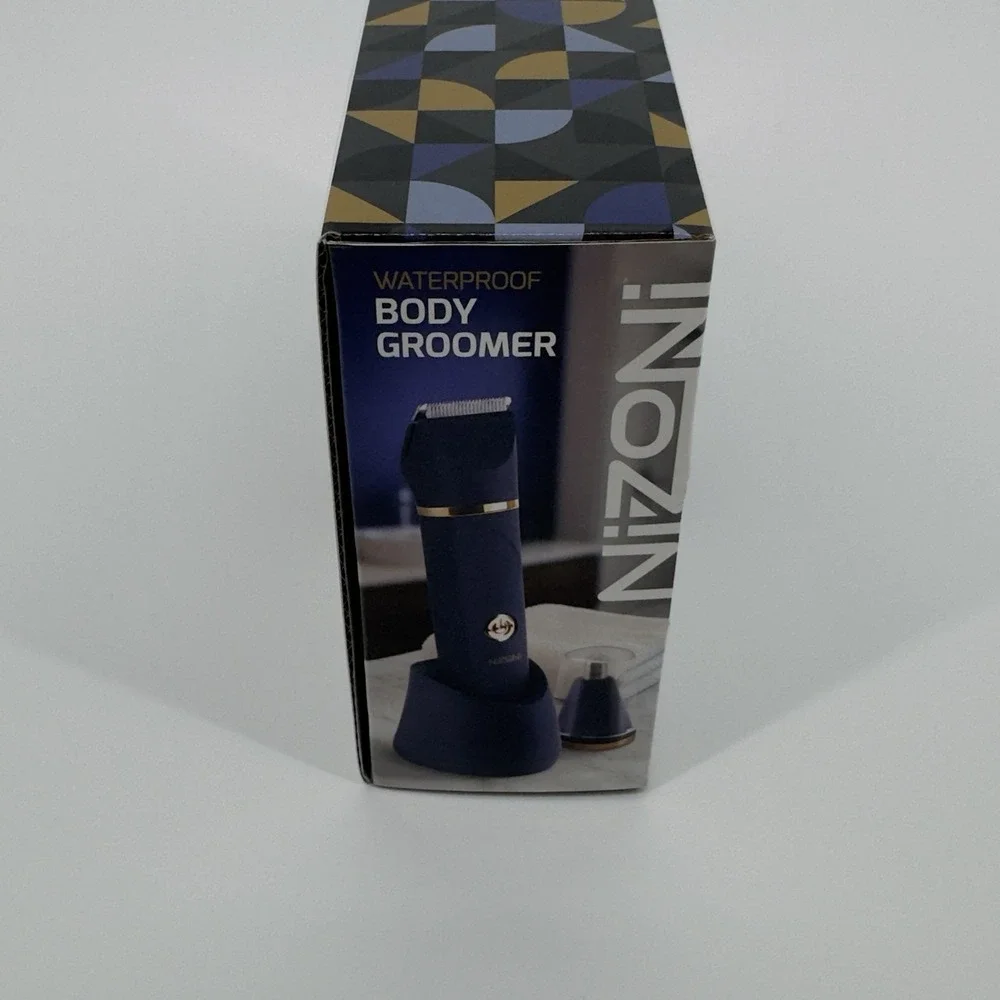 NIZONI Waterproof Body Groomer Trimmer USB Rechargeable Wet Dry Nose Hair‎ Kit